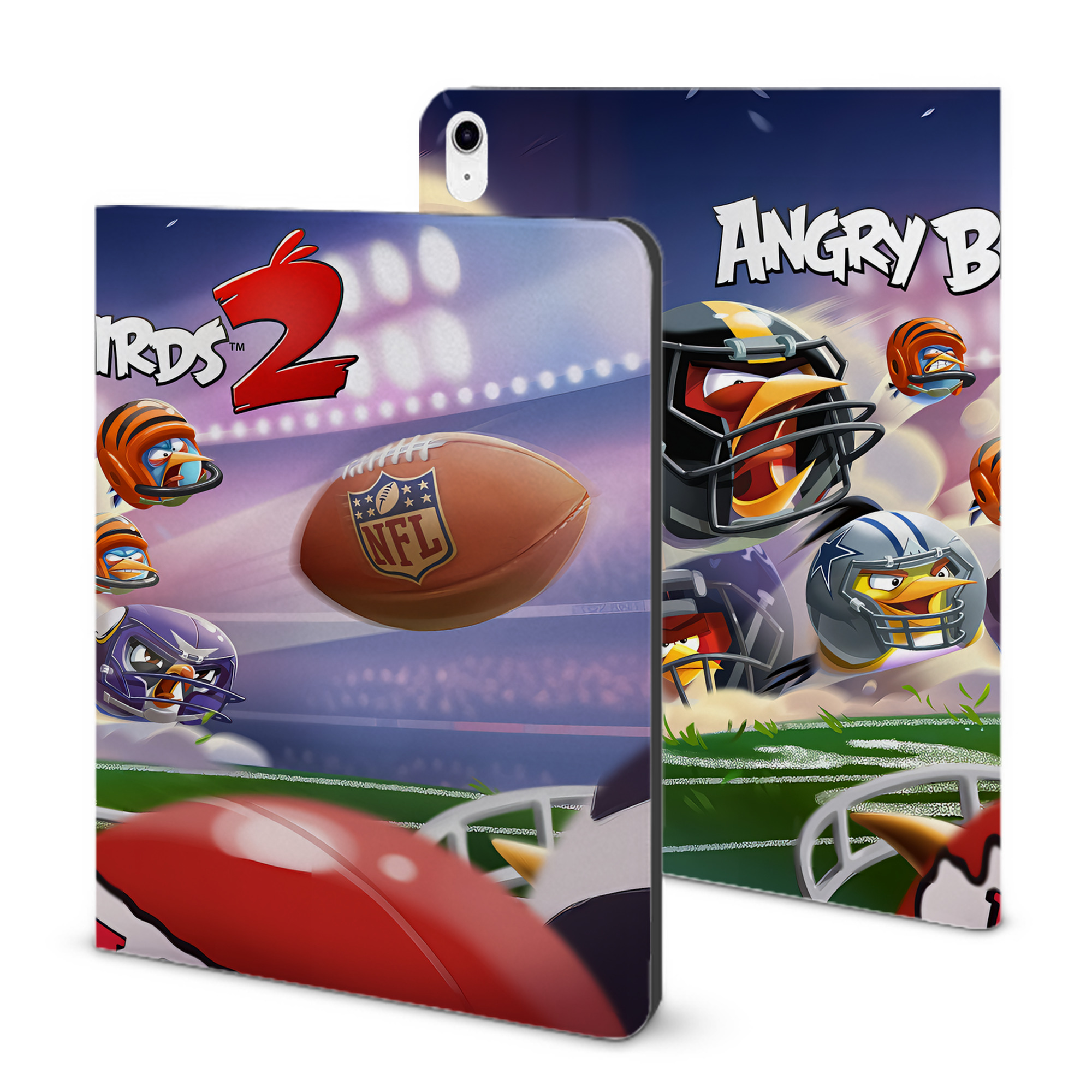 （画像用） Angry Birds アングリーバード IPad ケース ブック型 PUレザー TPU 耐衝撃 軽量 薄型 ペン収納なし 全面保護 IPad 各モデル対応